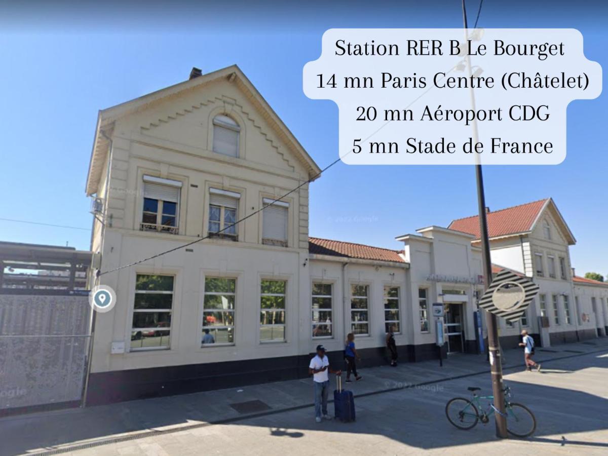Disponible - Appartement Entier - 10Mn Rer B Aeroport Cdg - Paris Gare Du Nord, T11 Express, Le Bourget, Tout Equipe, Netflix Gratuit, 3 Personnes, 4Eme Etage, Escaliers, Parc Des Expositions, Parking Rue Gratuit Apres 19H Drancy Extérieur photo